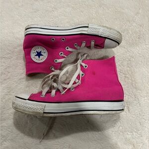 Converse Pink High-Top Sneakers